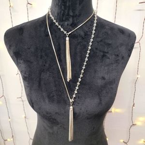 Silver 2 strand chain